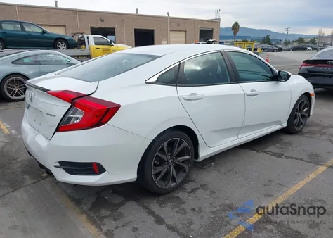 2020 Honda Civic Sport z USA, uszkodzony, nr VIN 2HGFC2F83LH595499